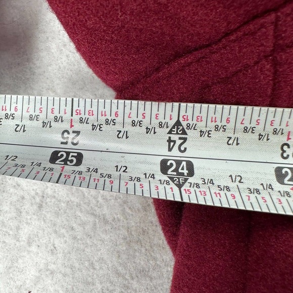 NEW LOGO by Lori Goldstein Peacoat 2X‎ Legacy Double Knit Coat Wineberry Jacket - Picture 13 of 13